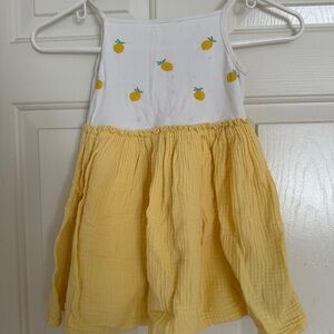 H&M White Ribbed Dress (2T)